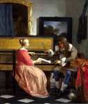 Gabriel Metsu - A Man and a Woman seated by a Virginal